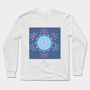 Snow Mandala Long Sleeve T-Shirt